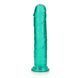 Фаллоимитатор RealRock Crystal Clear 9'', 25 см (зеленый) 80530 фото