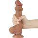 Фалоімітатор Lovetoy Sliding-Skin Dual Layer Dong 8'', 20.8 см (коричневий) 129202 фото 3