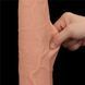 Фаллоимитатор LoveToy Sliding-Skin Dual Layer Dong King Sized, 34 см (телесный) 44564 фото 12