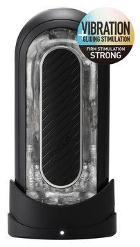 Мастурбатор Tenga Flip Zero Gravity Electronic Vibration, 18 см (чорний) 46088_EU фото