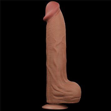 Фаллоимитатор LoveToy Sliding-Skin Dual Layer Dong King Sized, 36 см (телесный) 22283_EU фото