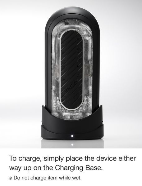Мастурбатор Tenga Flip Zero Gravity Electronic Vibration, 18 см (черный) 46088_EU фото
