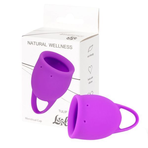 Менструальна чаша Lola Games Natural Wellness Magnolia, 15 мл (фіолетовий) 122318 фото