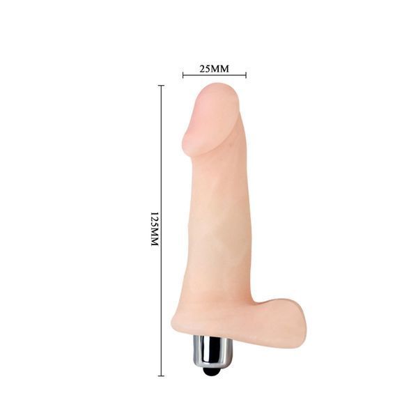 Вібратор Slick Pleasure Love Clone, 12 см (тілесний) 116748 фото