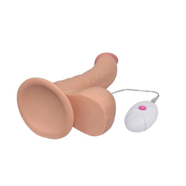 Реалистичный вибратор LoveToy The Ultra Soft Dude, 20 см (телесный) 22134_EU фото
