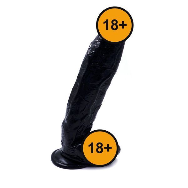 Фаллоимитатор Power Escorts Monster John 11,8", 30 см (черный) 106205_EU фото