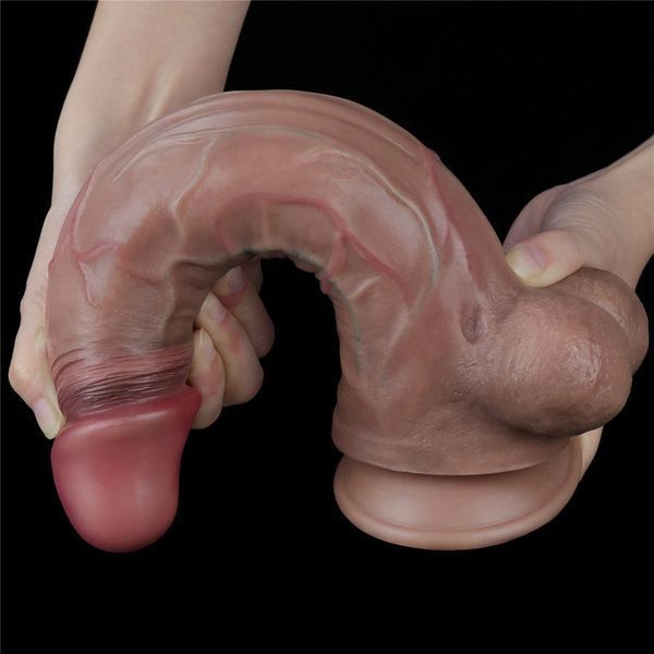 Фаллоимитатор с присоской LoveToy Nature Cock, 29,5 см (телесный) 28782 фото