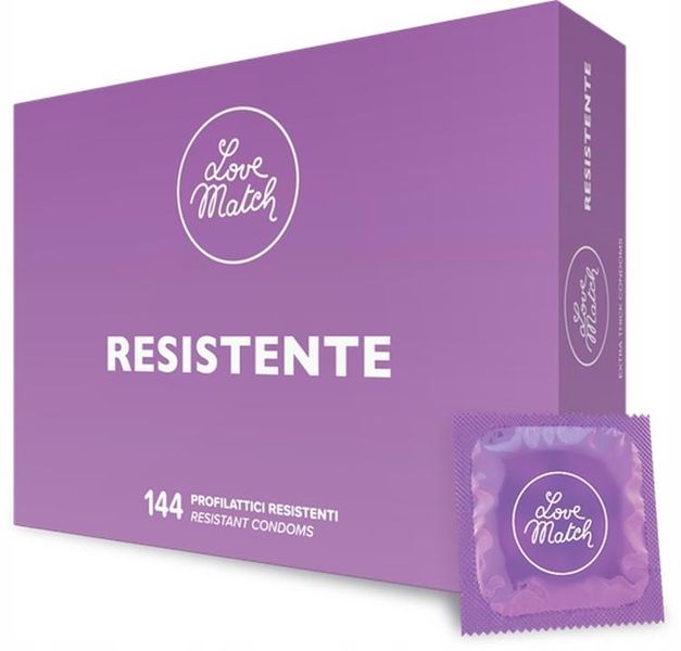 Интимный защитный аксессуары Love Match Resistente, 144 шт 17058 фото