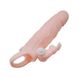 Насадка на пенис Brave Men Vibro Penis Sleeve, 17 см (телесный) 9005 фото 2