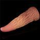 Фалоімітатор Dual-Layered Silicone 10'' Nature Cock, 25 см (коричневий) 44222 фото 7