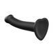 Фалоімітатор Strap-On-Me Bendable Double Density S, 17 см (чорний) 110942 фото 2