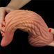 Фалоімітатор Dual-Layered Silicone 10'' Nature Cock, 25 см (коричневий) 44222 фото 11