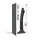 Фалоімітатор Strap-On-Me Bendable Double Density S, 17 см (чорний) 110942 фото 4