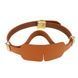 Маска на очі Lockink Luxury Leather Blindfold Kit (коричневий) 122120 фото