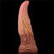 Фалоімітатор Dual-Layered Silicone 10'' Nature Cock, 25 см (коричневий) 44222 фото 5