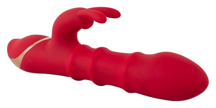 Вибратор-кролик You2Toys Double Bunny, 23.7 см (красный) 60036 фото