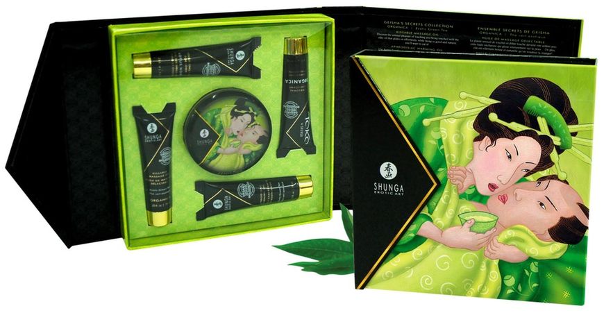 Набор интимной косметики Shunga Geisha Secrets ﻿Organica Exotic Green Tea 15183 фото