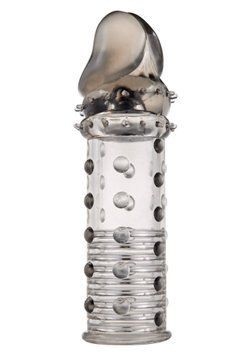 Насадка на пенис Toy Joy Power Stud Sleeve, 15 см (серый) 4848_EU фото