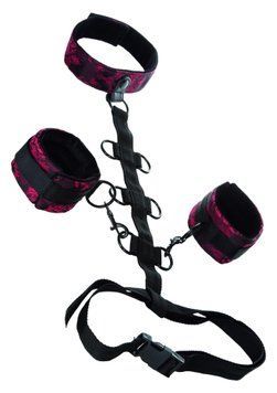 Ошийник для фіксації тіла Calexotics Scandal Collar Body Restraint (чорний) 38475_EU фото