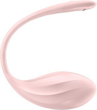 Віброяйце Satisfyer Ribbed Petal, 23 см (рожевий) 72566 фото