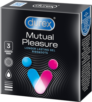 Презервативы Durex Mutual Pleasure с задержкой, 3 шт 69338 фото