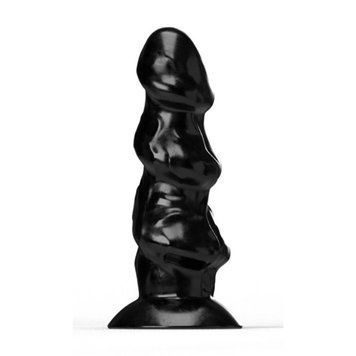 Анальна пробка All Black Steroid ABS22 Shuttlecock, 24 см (чорний) 206712 фото