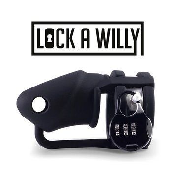 Пояс верности для мужчин Lock-a-Willy (черный) 74916 фото
