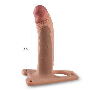 Страпон полый Unisex Hollow Strap-On Rodeo G, 20,3 см (телесный) 28784 фото