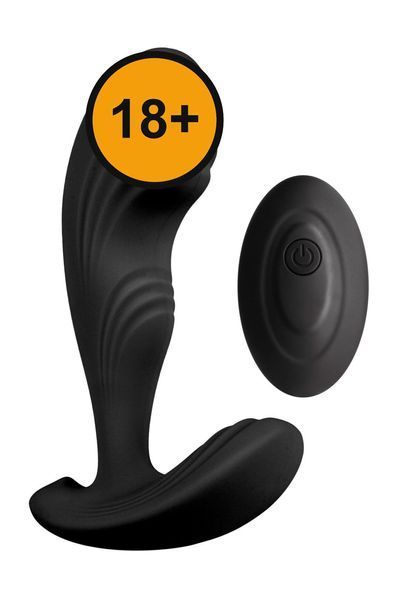 Стимулятор простати Pleasures Cozy, 12 см (чорний) 47322 фото