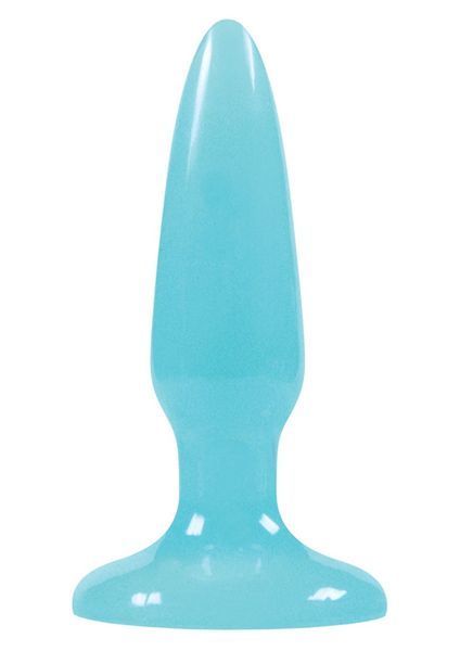 Анальная пробка NS Novelties Firefly Pleasure Plug Mini, 8.1 см (голубой) 8946 фото