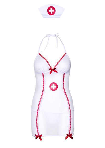 Костюм медсестры Daring Intimates Hot Nurse Roleplay Set, L/XL (белый) 125202 фото
