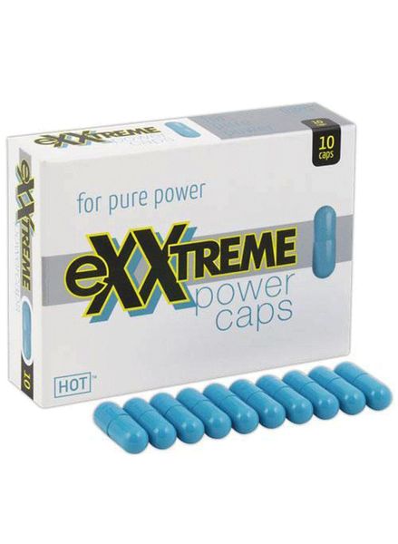 Капсули для підвищення потенції у чоловіків Hot Exxtreme Power Caps, 10 шт. 7554 фото