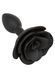 Анальна пробка Calexotics Rose Anal Plug Small, 7.5 см (чорний) 70382 фото 7