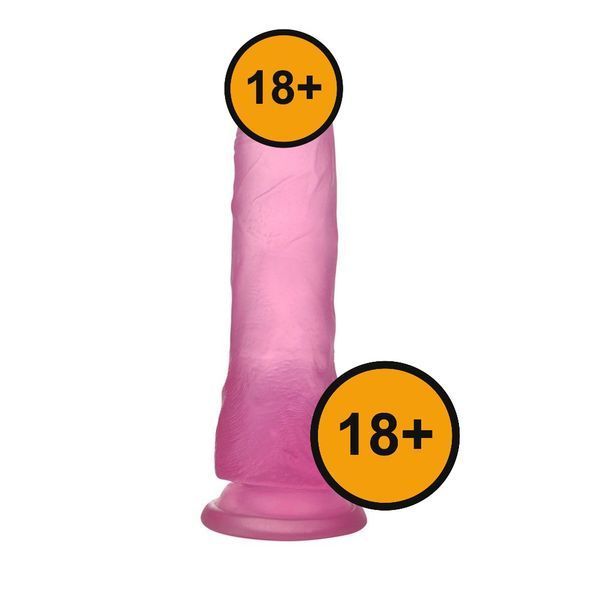 Фаллоимитатор Lovetoy Jelly Studs Crystal, 17,5 см (фиолетовый) 47856 фото