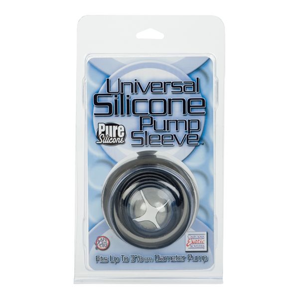 Насадка на помпу для пеніса Universal Silicon Pump Sleeve Smoke, 6 см (сірий) 4294 фото