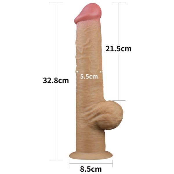 Фаллоимитатор Lovetoy Handle Cock 12.5'', 32.8 см (телесный) 106158_EU фото