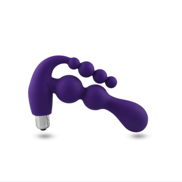 Анальна пробка Toyz4lovers Double Pleaser, 15.5 см (фіолетовий) 73824 фото
