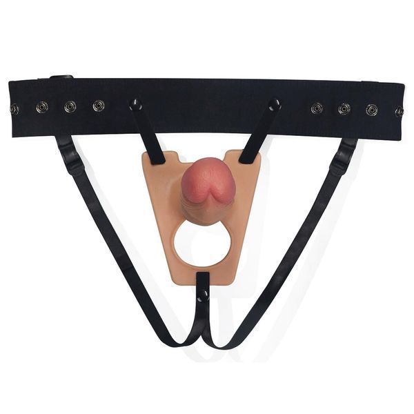 Страпон порожнистий Unisex Hollow Strap-On Rodeo G, 20,3 см (тілесний) 28784 фото