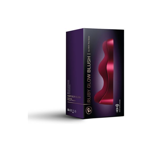 Вибратор Rocks Off Ruby Glow Blush, 18.5 см (красный) 70630 фото