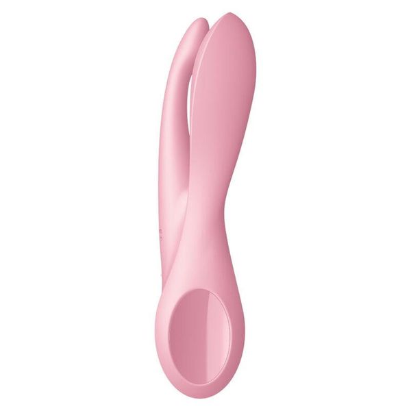 Вибратор для клитора Satisfyer Threesome 1, 14 см (розовый) 14659 фото