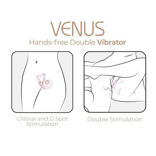 Смарт-вібратор Adrien Lastic Venus, 11.2 см (рожевий) 120470 фото