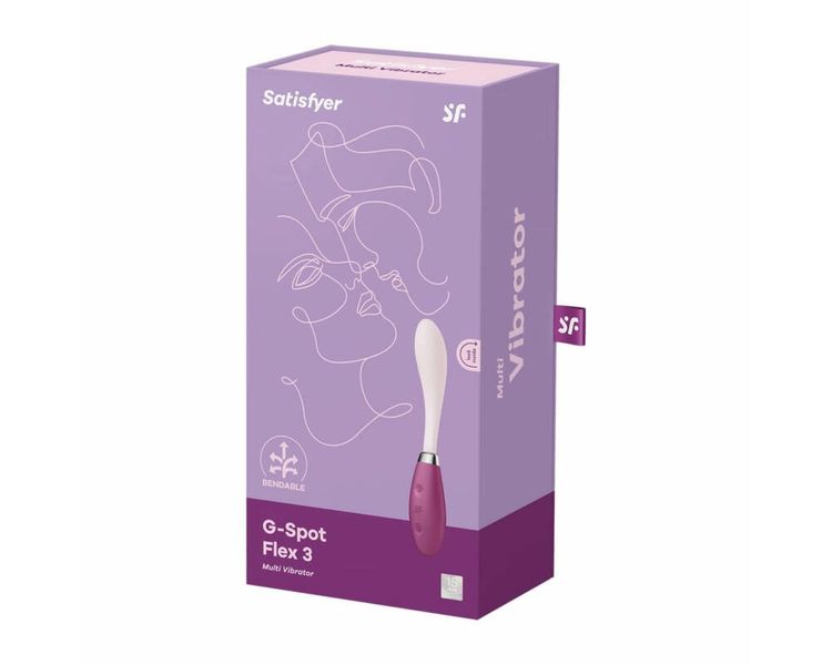 Вибратор для точки G Satisfyer G-Spot Flex 3, 19,5 см (фиолетовый) 13769 фото