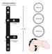 Набір ерекційних кілець Bad Kitty Leather Strap (чорний) 40754_EU фото 6