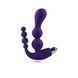Анальна пробка Toyz4lovers Double Pleaser, 15.5 см (фіолетовий) 73824 фото 1