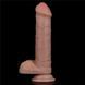 Фалоімітатор Lovetoy Dual-Layered Silicone Nature, 20,5 см (коричневий) 46736 фото 3