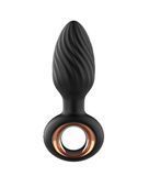 Анальная пробка B - Series Cute Aisi Rotating Plug, 10.9 см (черный) 237346 фото