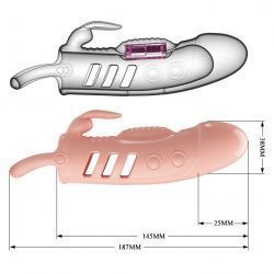 Насадка на пенис Pretty Love Penis Sleeve Sloane, 18,5 см (телесный) 26296 фото