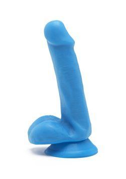 Фаллоимитатор Get Real Happy Dicks Dong 6 In, 15 см (голубой) 15056 фото