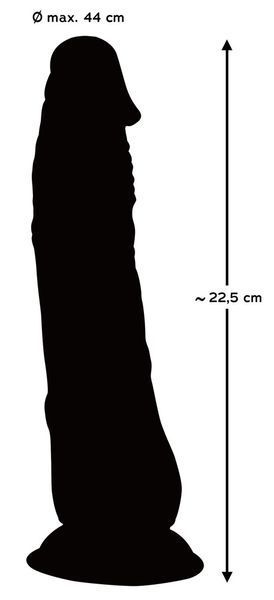 Фалоімітатор Crystal Clear Dildo, 22,5 см (мульти) 100220 фото
