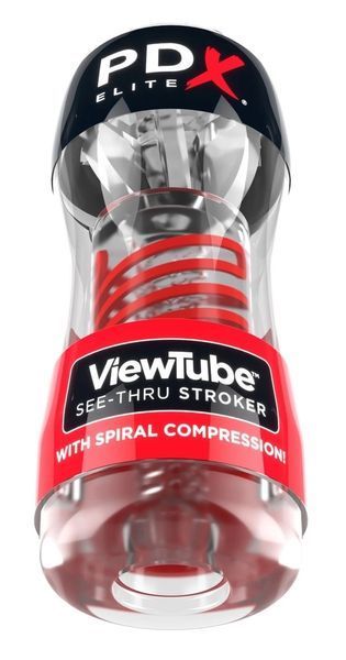 Мастурбатор PDX Elite ViewTube 2 See-Thru Stroker (прозорий) 100392 фото